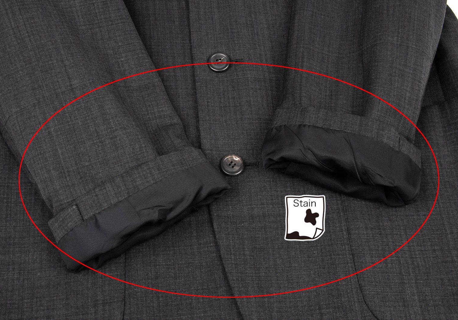 Issey Miyake Wool Stitch Design 3B Jacket in Charcoal, Size M Size US M / EU 48-50 / 2 - 10 Thumbnail