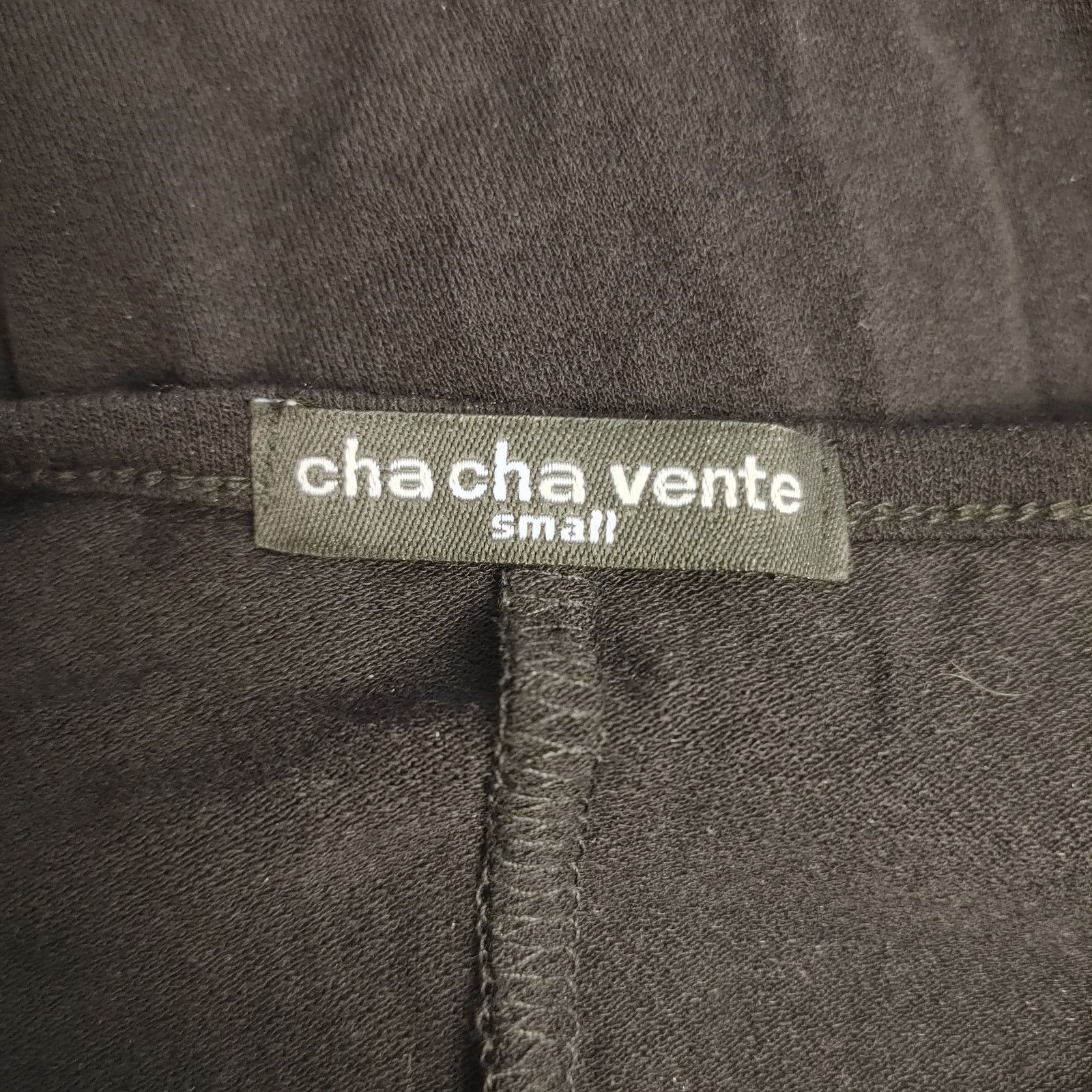 Other Cha Cha Vente Women's Small Black Ruffle Sleeve Top Size S / US 4 / IT 40 - 3 Thumbnail