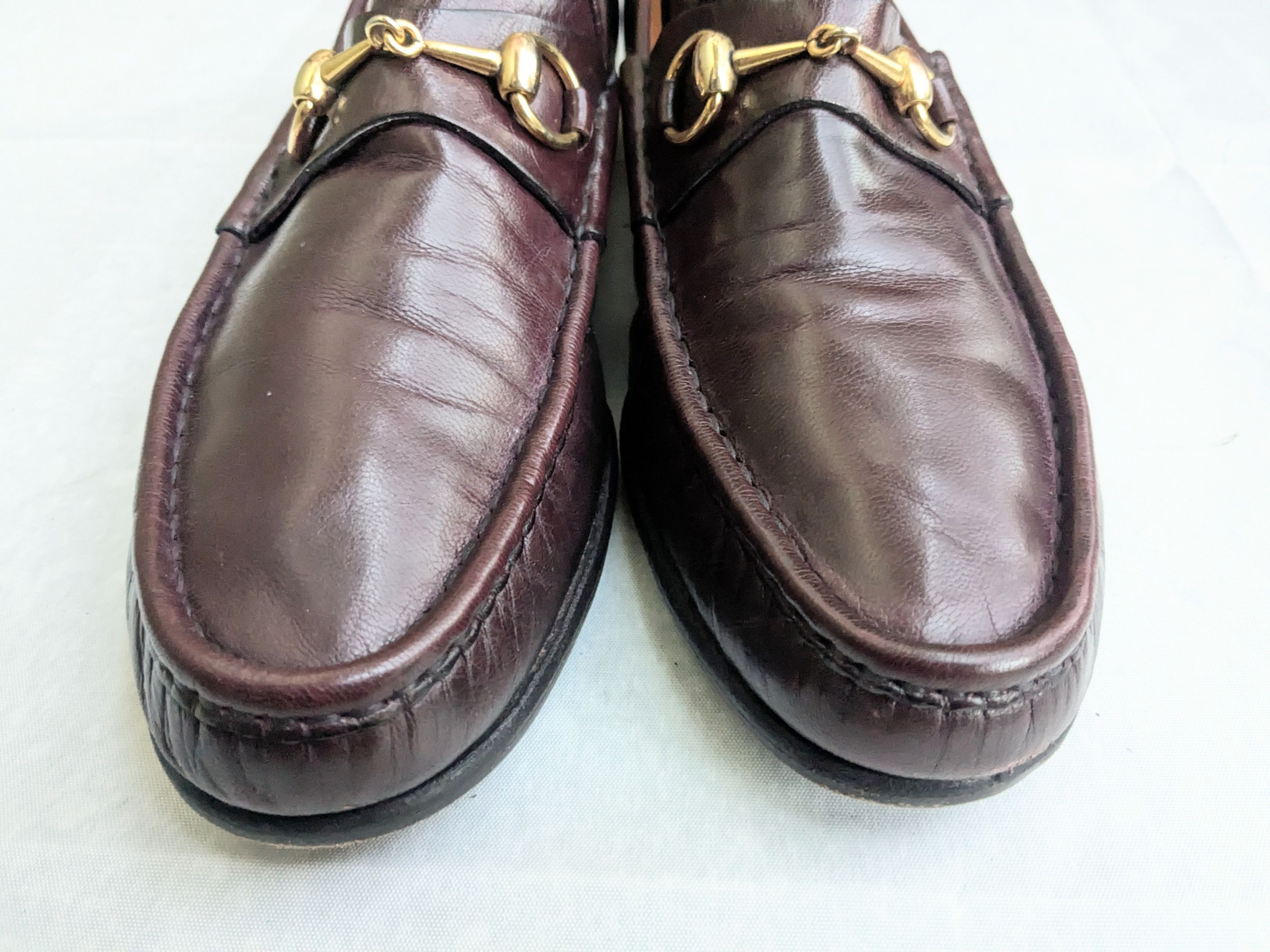 Gucci Gucci Horsebit Loafers Burgundy 13.5 Leather Red Size US 13 / EU 46 - 2 Thumbnail