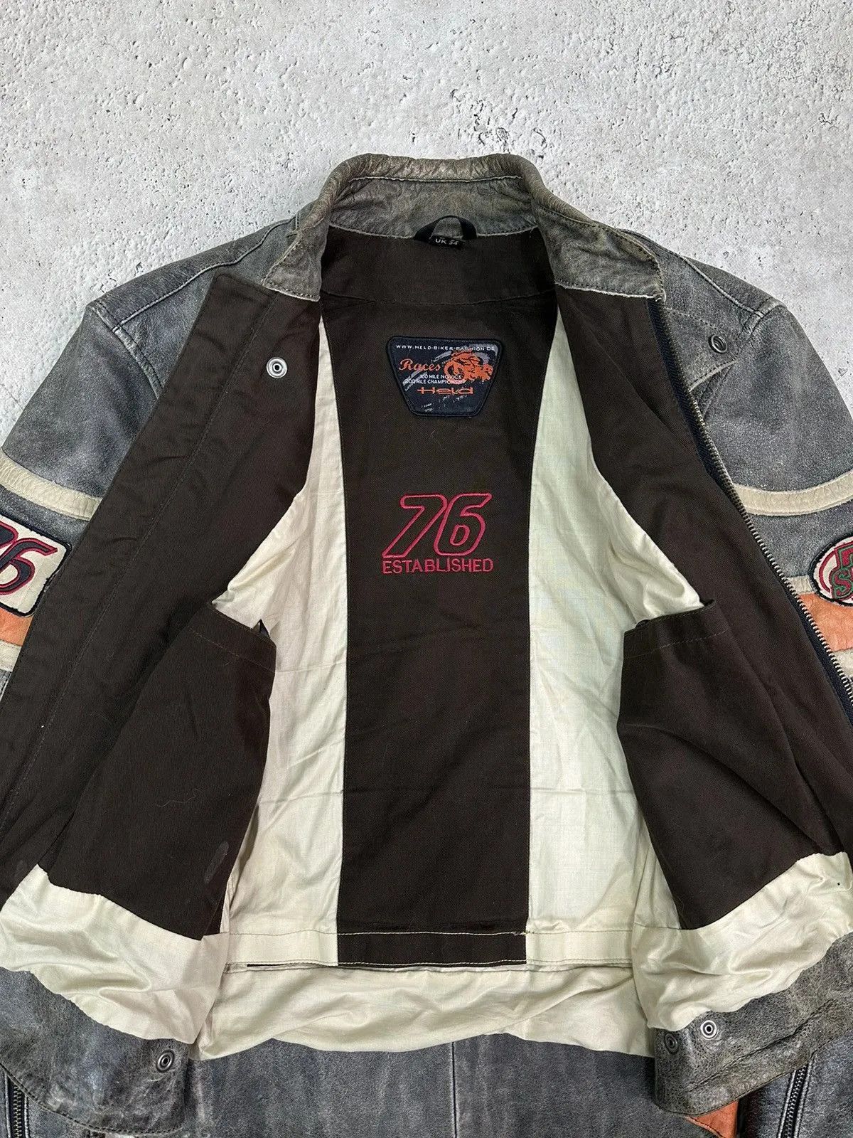 Schott Vintage Harley Davidson Leather Jacket Moto Y2k Racing Rare Size US M / EU 48-50 / 2 - 10 Thumbnail
