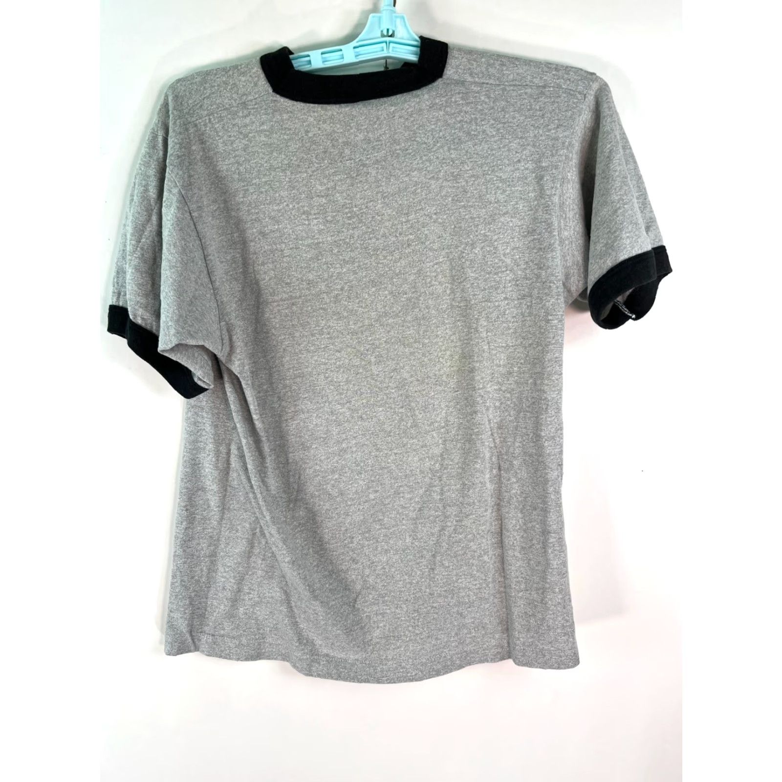 Vintage VTG Screen Stars T-Shirt Mens Graphic Gray Size L Alcatraz Logo Crew Neck Short Sleeve Cotton Blend Size US L / EU 52-54 / 3 - 3 Thumbnail