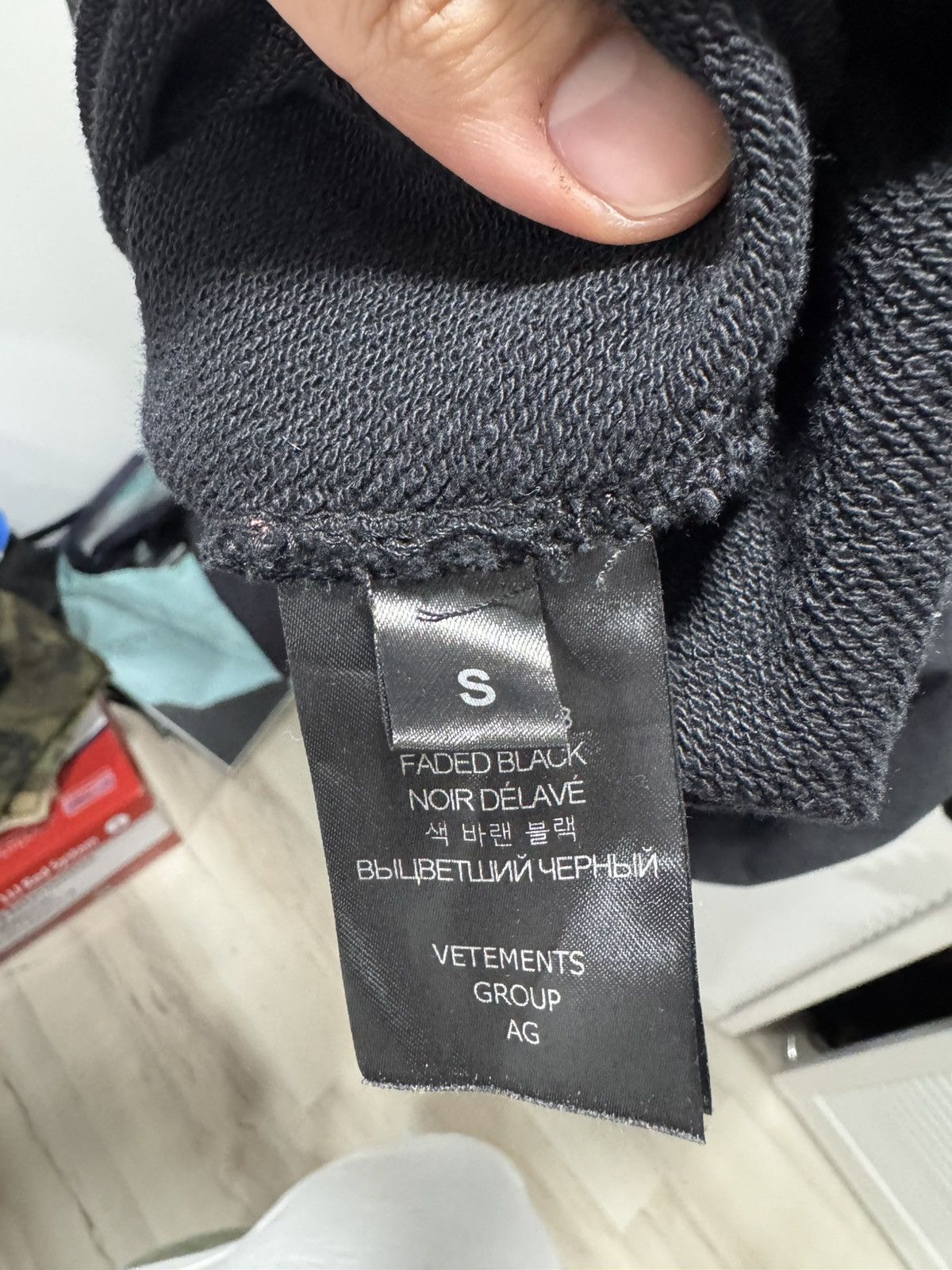 Vetements Vetements Life After Life Infinity Oversize Hoodie (Black) Size US S / EU 44-46 / 1 - 3 Thumbnail