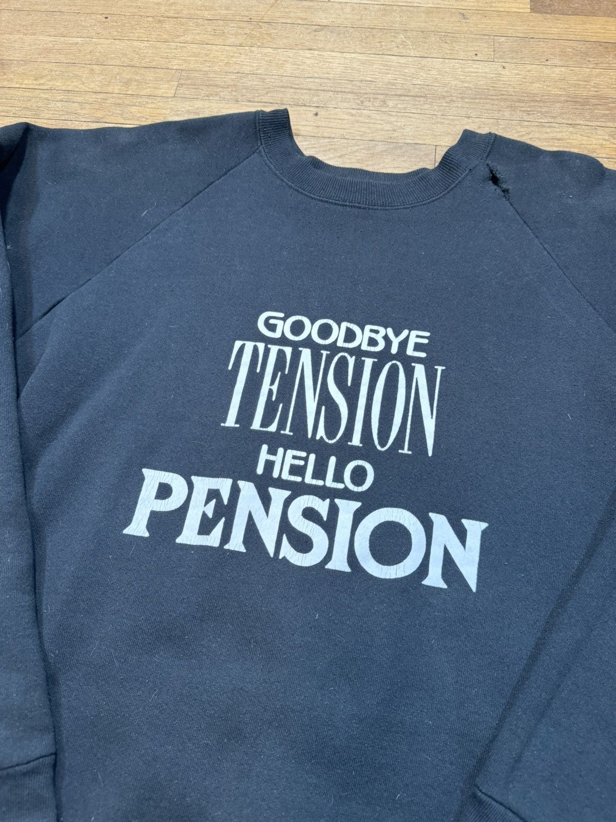 Vintage Vintage Goodbye Tension Hello Pension Sweatshirt Size US XXL / EU 58 / 5 - 3 Thumbnail