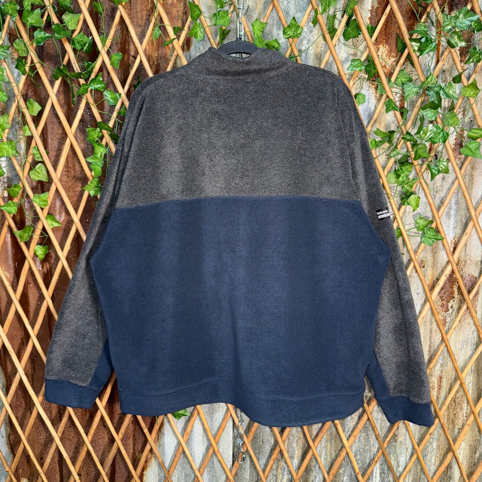 Reebok Vintage Y2K reebok 2000s embroider 1/2 zip fleece sweatshirt Size US L / EU 52-54 / 3 - 3 Thumbnail