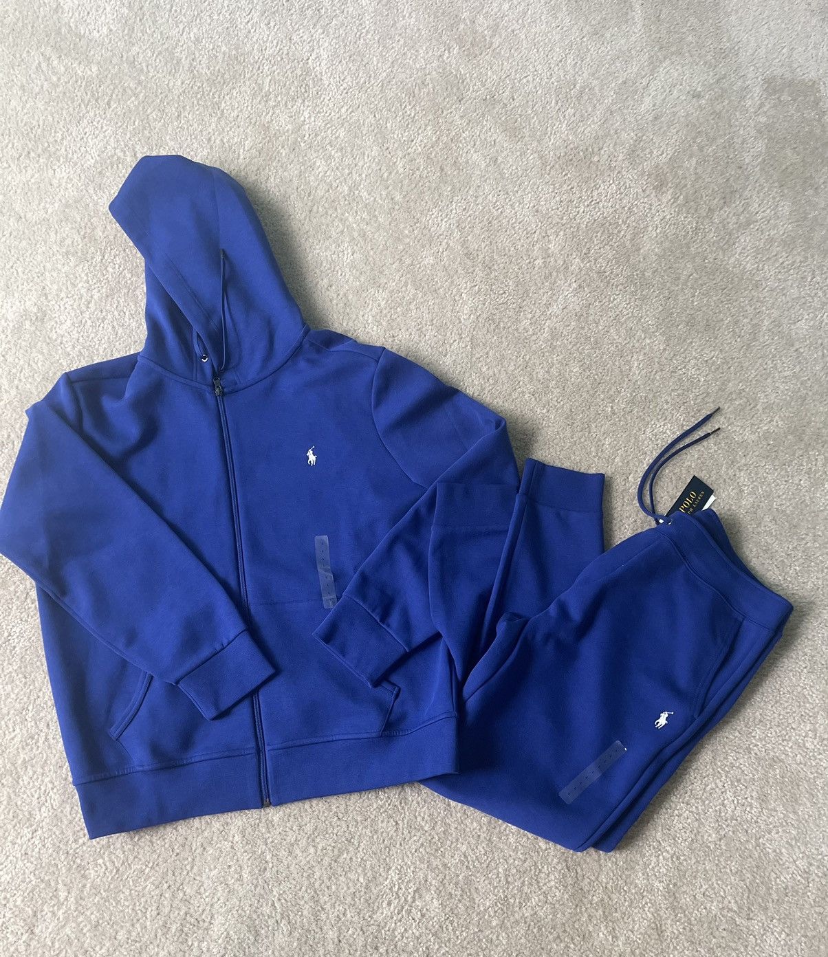 image of Men’S Polo Ralph Laurent Jogger Set in Blue, Men's (Size Large)