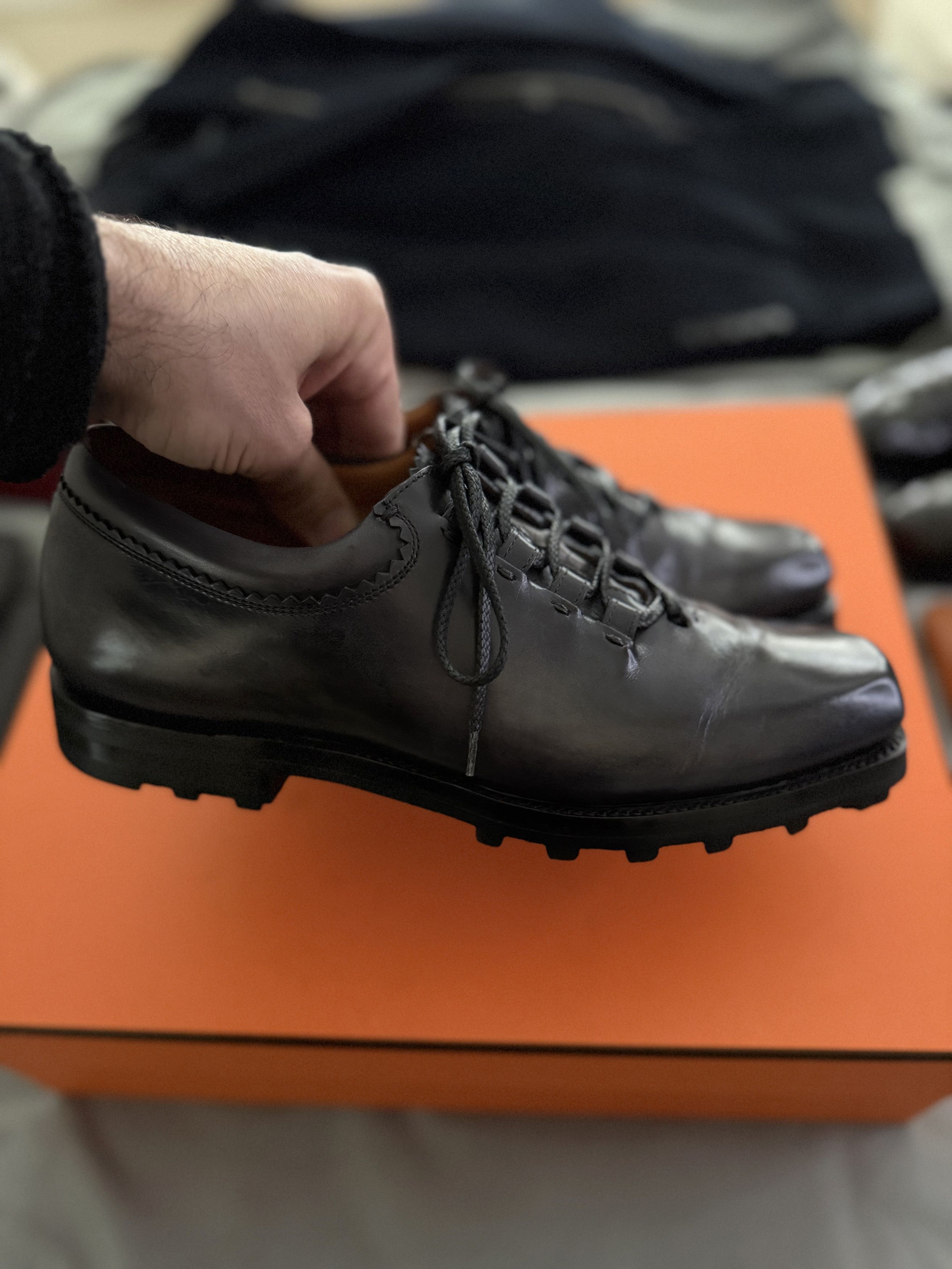 Berluti Coveted Rare $2,500 Stunning Burnished Patina Godly Details Size US 7.5 / EU 40-41 - 15 Thumbnail