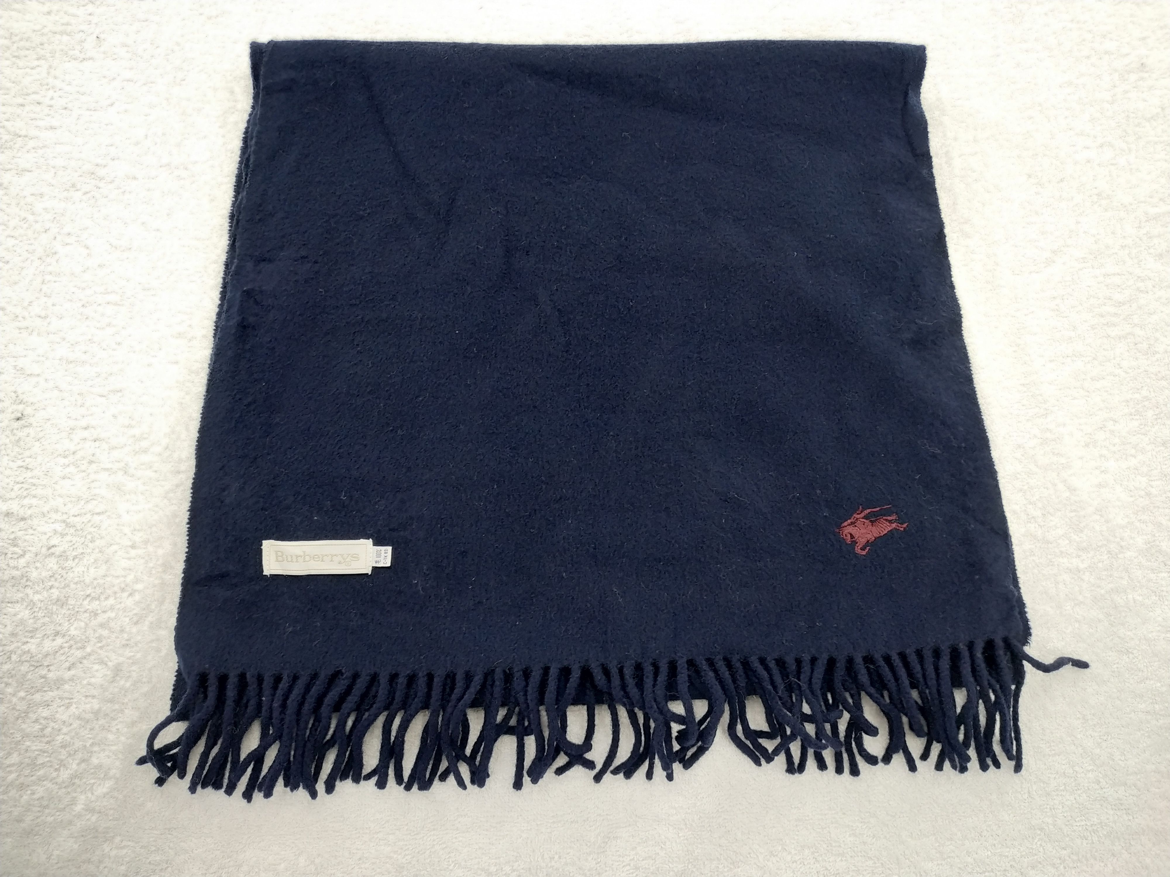 Burberry Vintage Burberry Wool Scarf/Muffler/Neckwear MF013 Size ONE SIZE - 1 Thumbnail