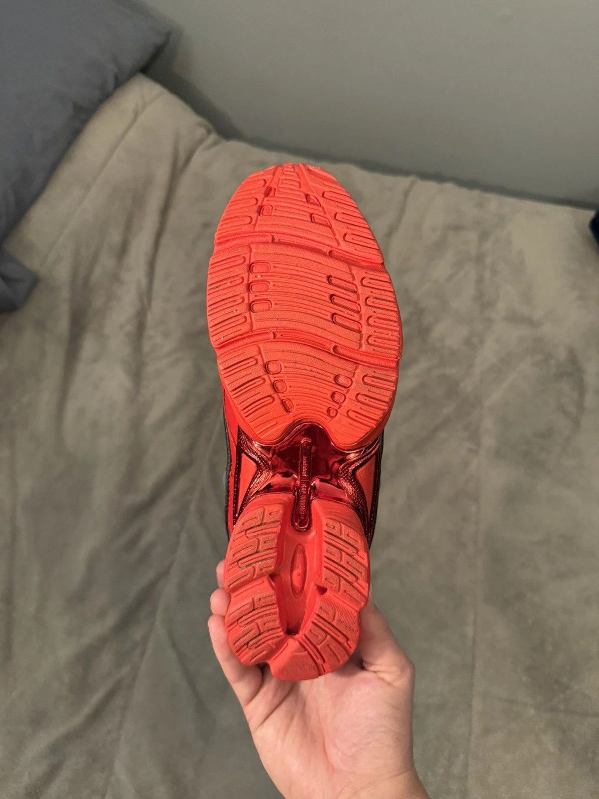 Raf Simons Adidas Raf Simons Ozweego 3 Black Scarlet Red 10 DA8775 Size US 10 / EU 43 - 2 Thumbnail