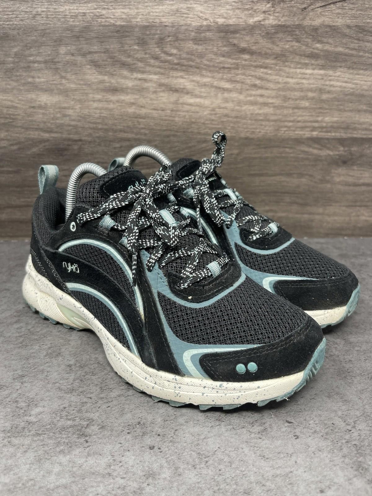 Sonia Rykiel Ryka Sky Walk Trail Sneakers Womens Size 7 Black Suede Shoes Size US 7 / IT 37 - 4 Thumbnail