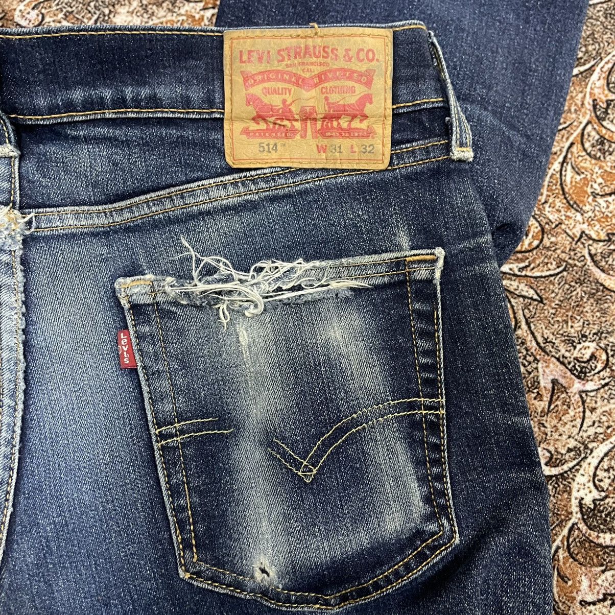 Levi's Vintage Clothing 🔥Vintage Levis 514 Stoned Washed Distress Denim Jeans Size US 32 / EU 48 - 12 Thumbnail