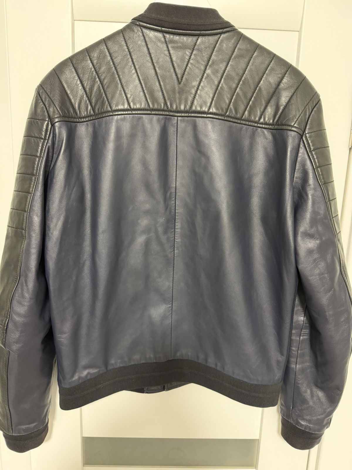 Versace Versace Biker Bomber Leather Jacket Gianni Versace Size US L / EU 52-54 / 3 - 9 Thumbnail