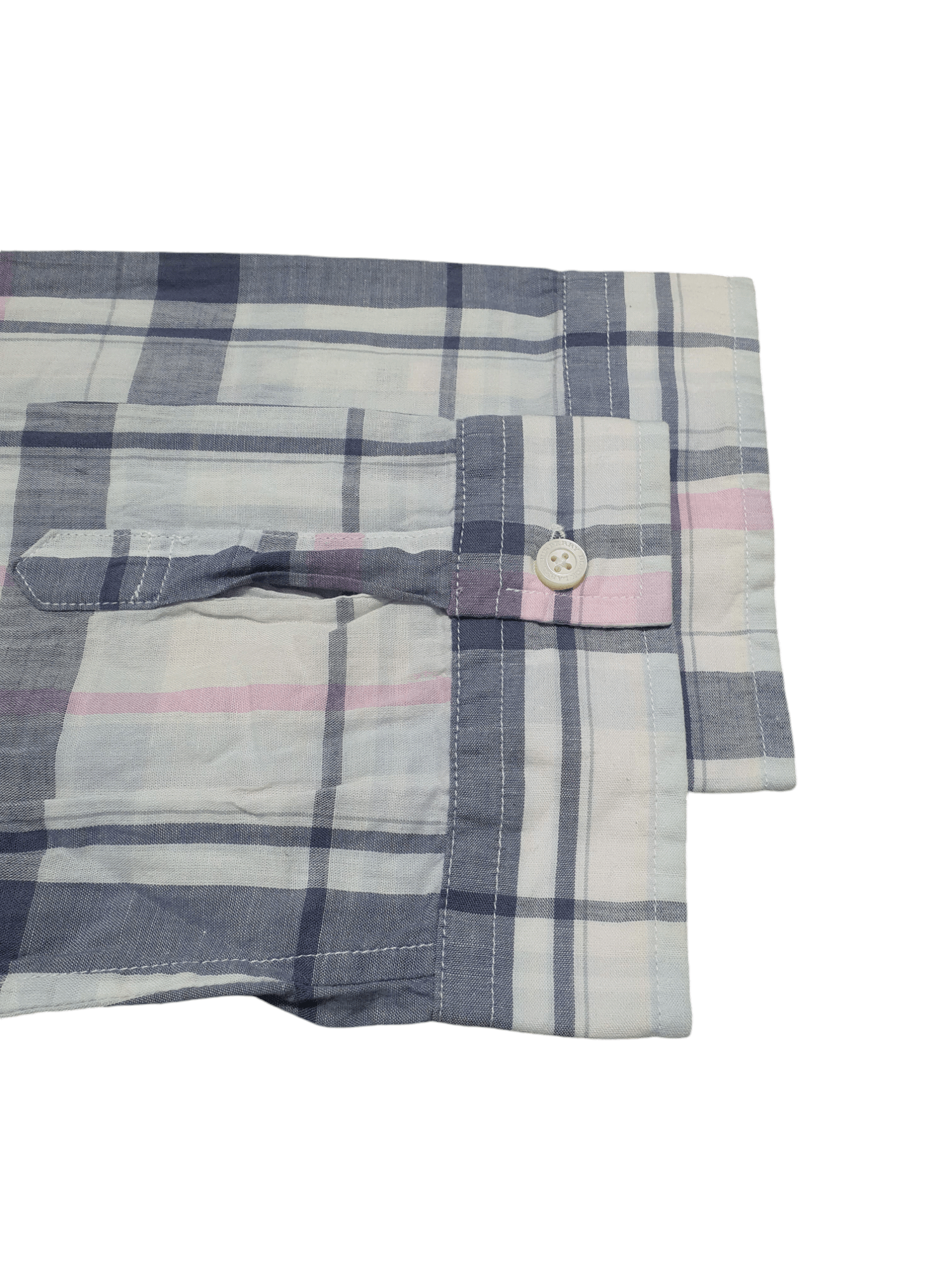 Burberry × Designer BURBERRY 20.5/27.5 HALF-PLACKET SHIRT Size XS / US 0-2 / IT 36-38 - 6 Thumbnail
