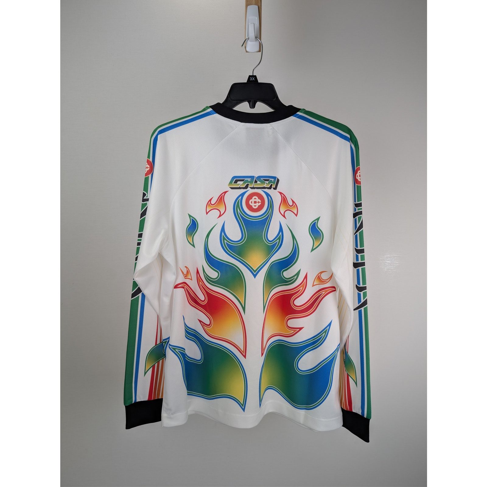 Casablanca o1rshd1 Sleeve Football Tee Perforated Jersey Sweatshirt Size US XL / EU 56 / 4 - 15 Thumbnail
