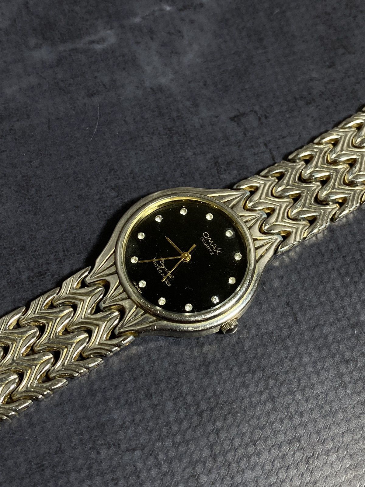 Hysteric Glamour Omax Gold-Tone Vintage Watch, Elegant Design Japanese Brand Size ONE SIZE - 4 Thumbnail