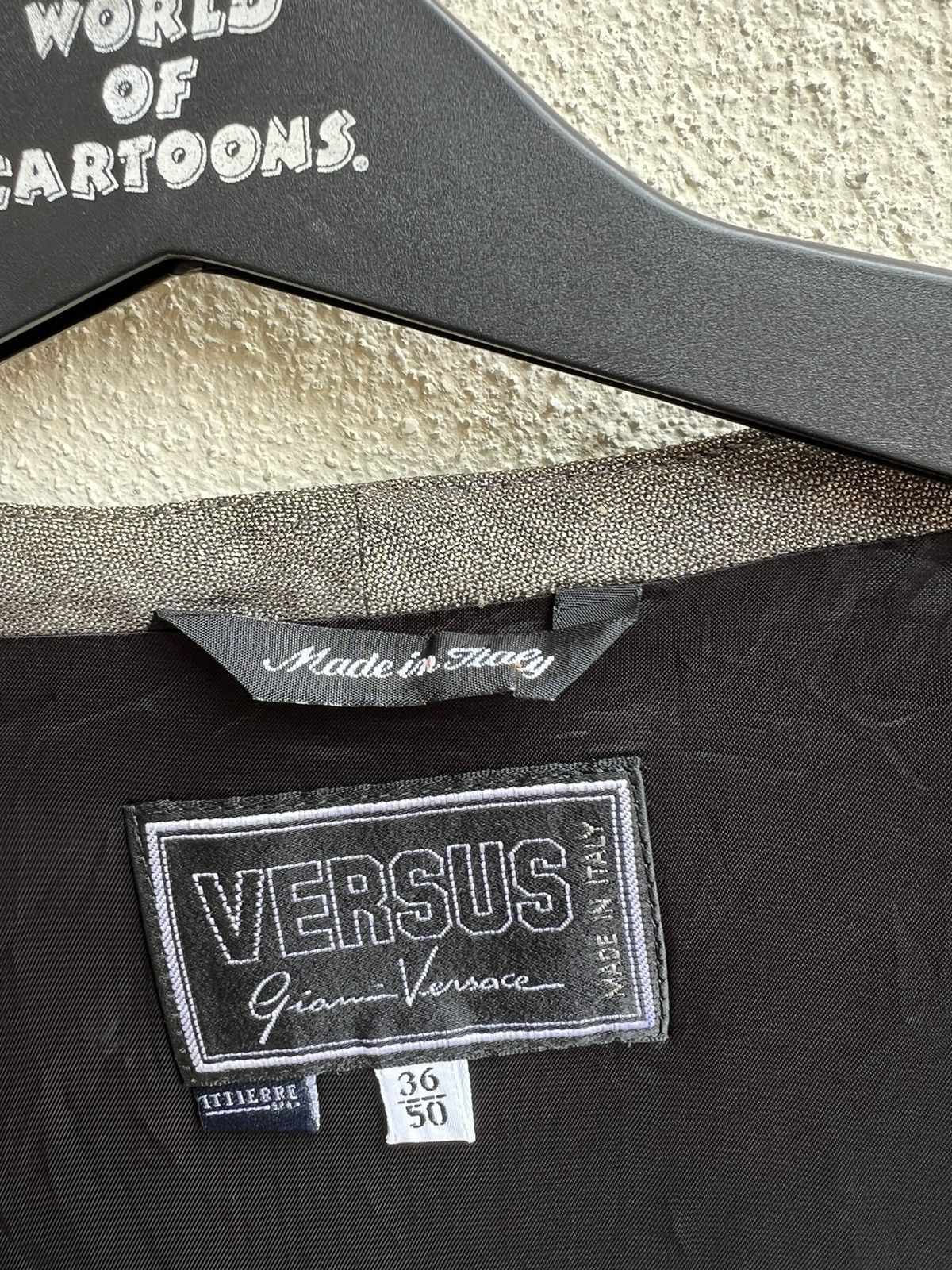 Versace Vintage 90s Gianni Versace Versus Linen Vest Size US M / EU 48-50 / 2 - 21 Thumbnail