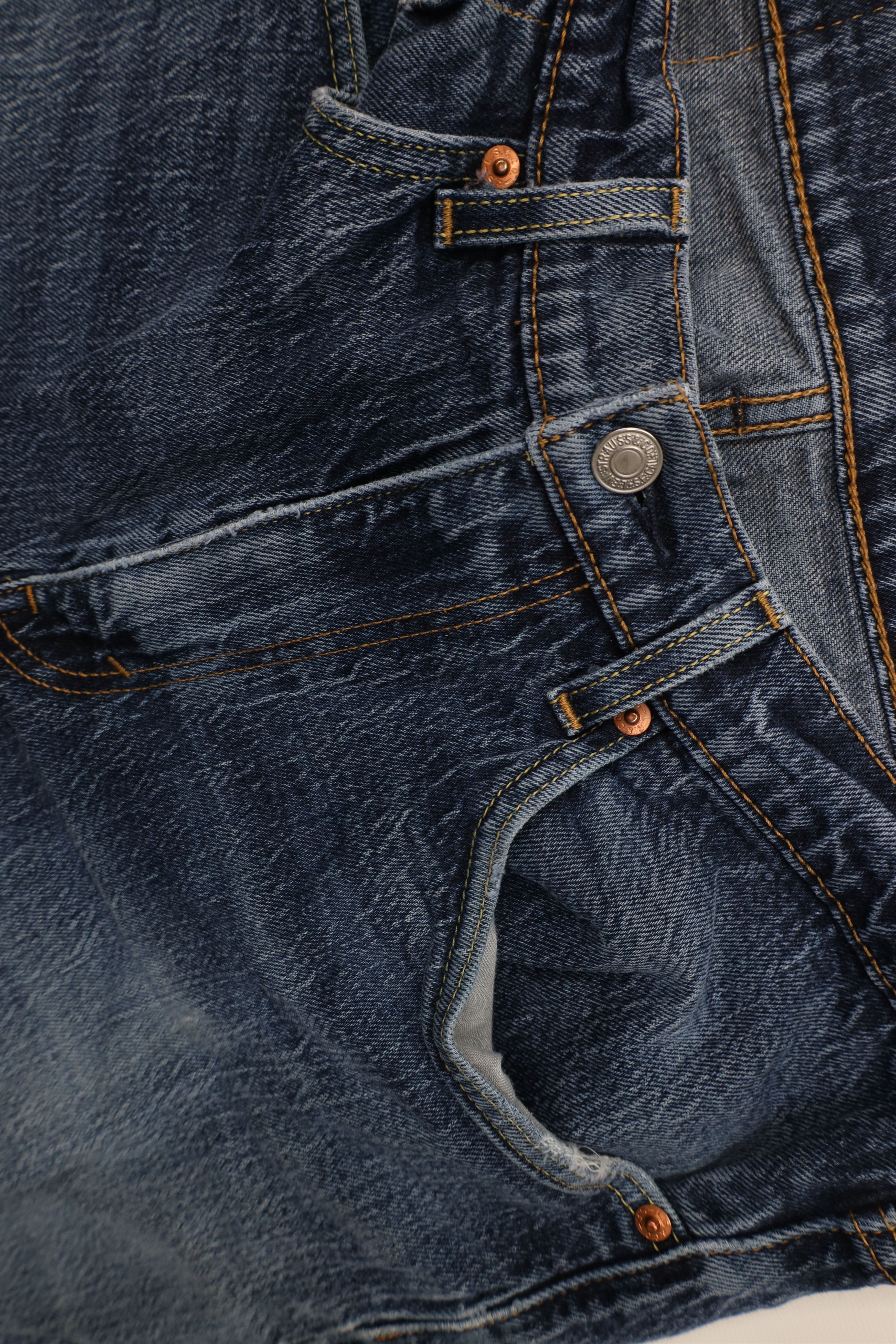 Levi's Vintage Y2K Levis 505 Regular Straight Leg Denim Jeans Size US 34 / EU 50 - 7 Thumbnail