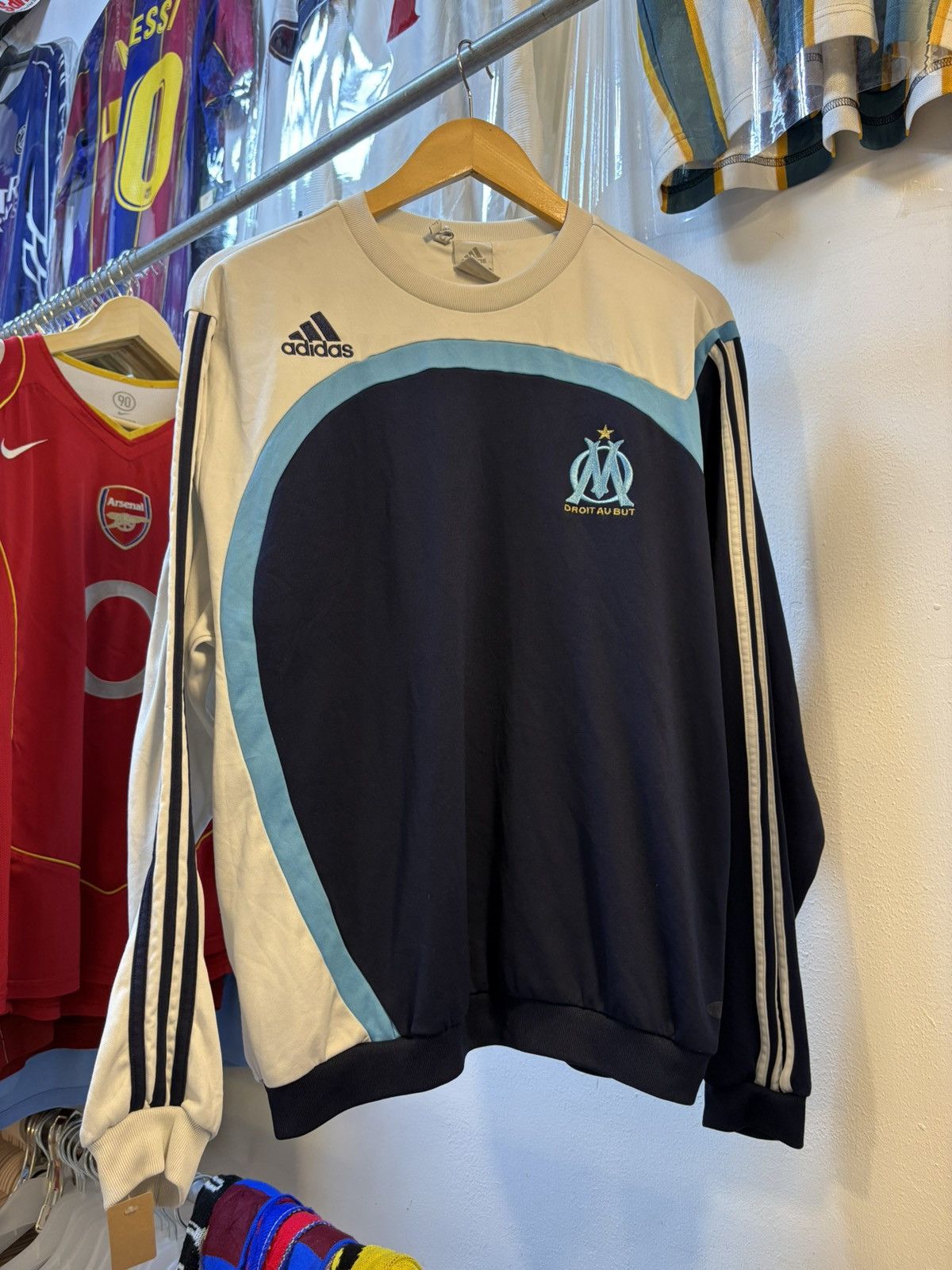 Adidas Vintage Y2K Olympique de Marseille Tracksuit Size US XXL / EU 58 / 5 - 1 Thumbnail