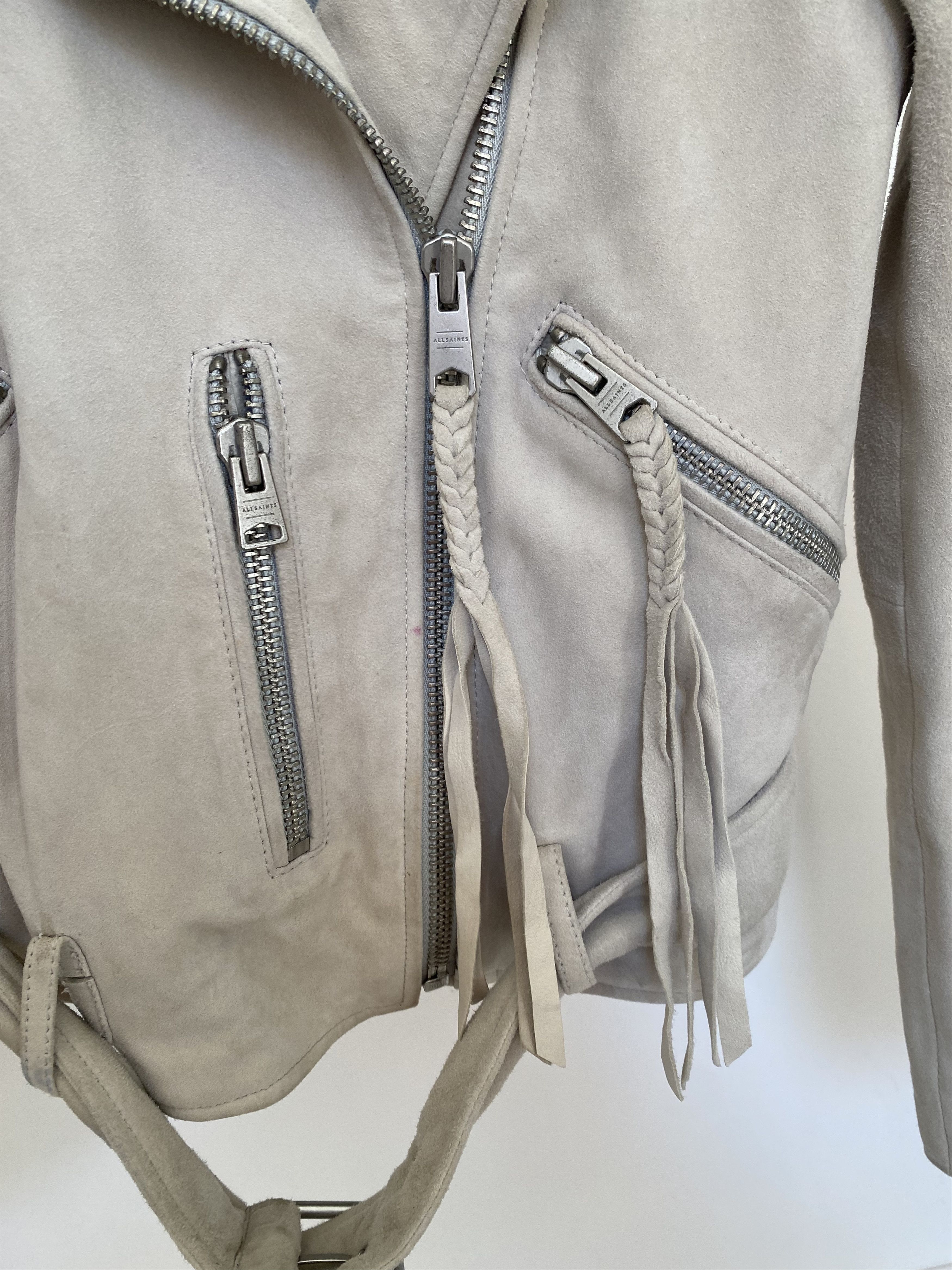 Allsaints Allsaints Plait Balfern Biker Leather Jacket Size S Size S / US 4 / IT 40 - 4 Thumbnail