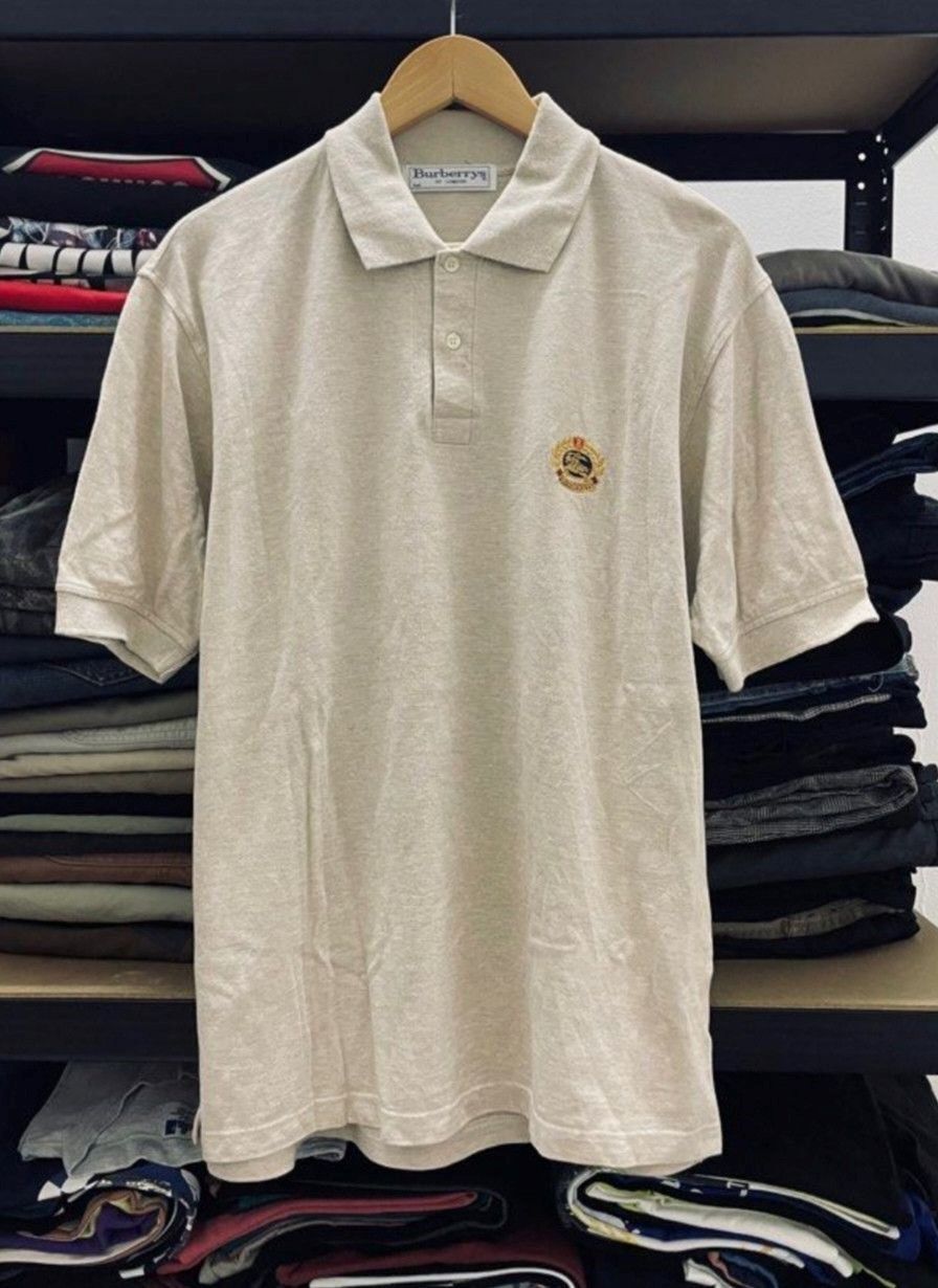 Burberry 🔥last drop before delete🔥VINTAGE BURBERRY POLO SHIRT Size US L / EU 52-54 / 3 - 1 Thumbnail