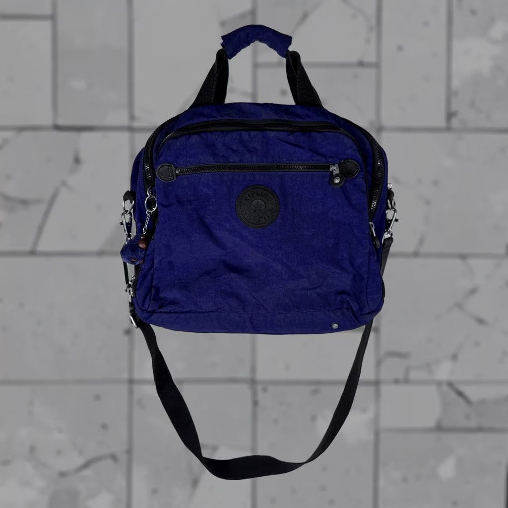 Vintage KIPLING Purple Duffle Bag 15”x14” Women Nylon Purple Duffle Bag 15”x14” Womens Size ONE SIZE - 1 Thumbnail