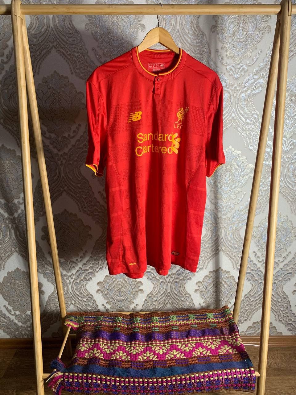 New Balance VINTAGE NEW BALANCE FC LIVERPOOL ENGLAND SOCCER JERSEY RETRO Size US XXL / EU 58 / 5 - 2 Thumbnail