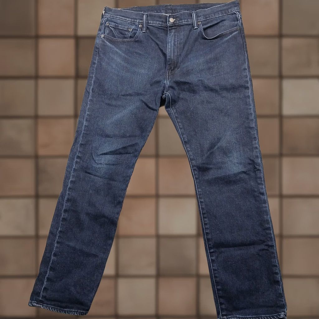 Levi's Levi's 502 Jeans Men's 38x32 Dark Wash Regular Taper Fit Denim Size US 38 / EU 54 - 1 Thumbnail