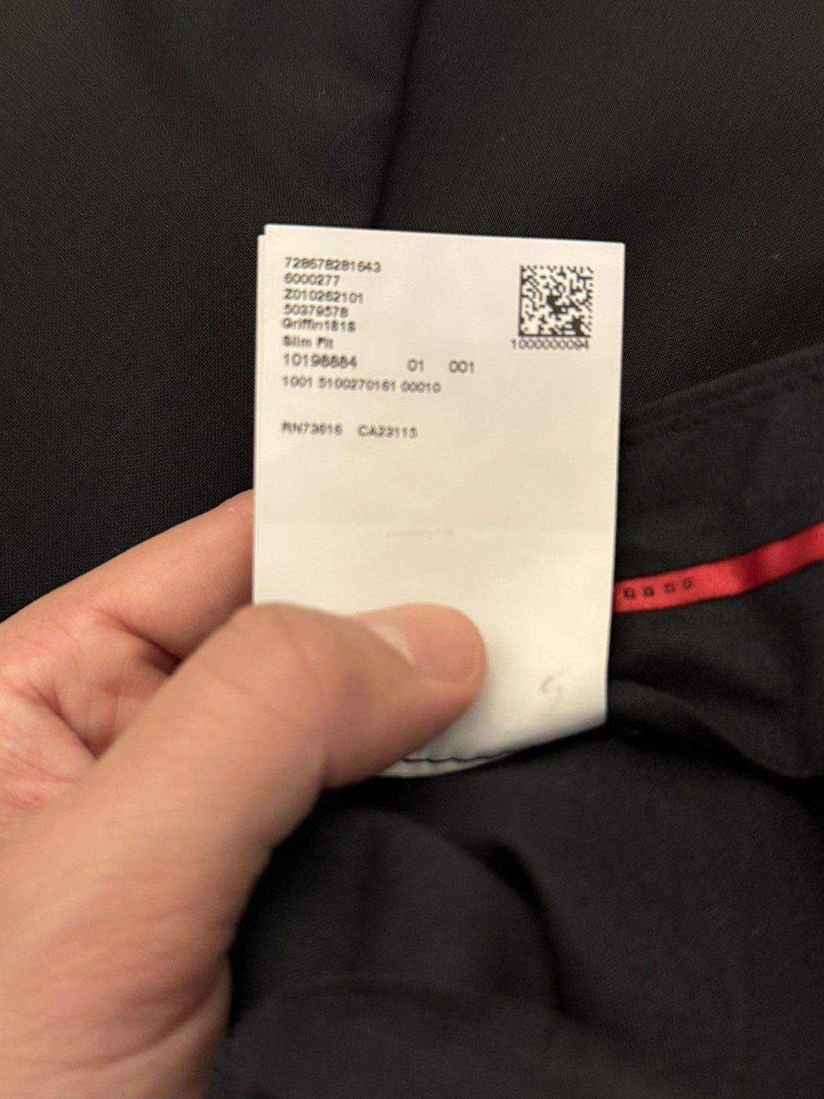 Hugo Boss Hugo Boss Griffin 1818 Black Dress Pants 34R Size 34R - 5 Thumbnail