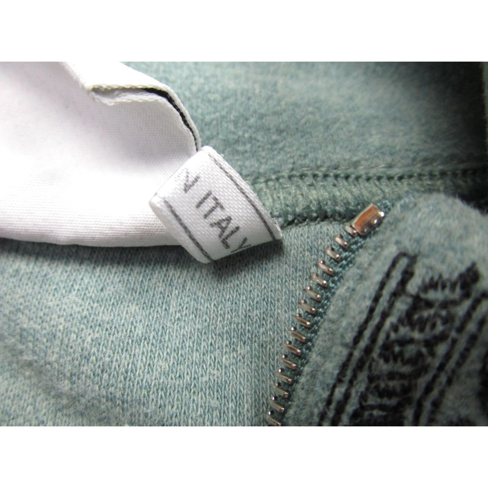 Bogner Bogner Sweater Womens Large Green Mock Neck Quarter Zip Embroidered Made Italy Size M / US 6-8 / IT 42-44 - 7 Thumbnail