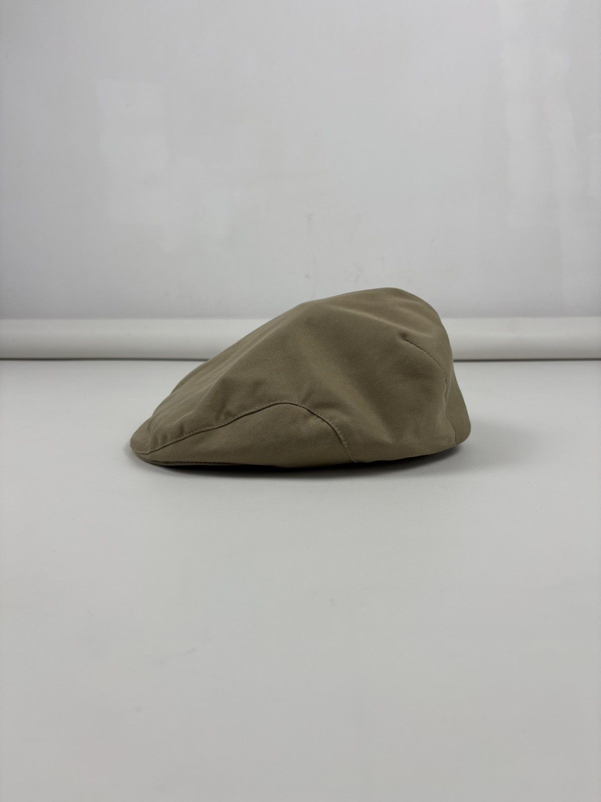 Burberry Rare 90's Burbeerry's Nova Check Lining Tan Plaid Flat Newsboy Cap Visor Driver Hat Size ONE SIZE - 9 Thumbnail