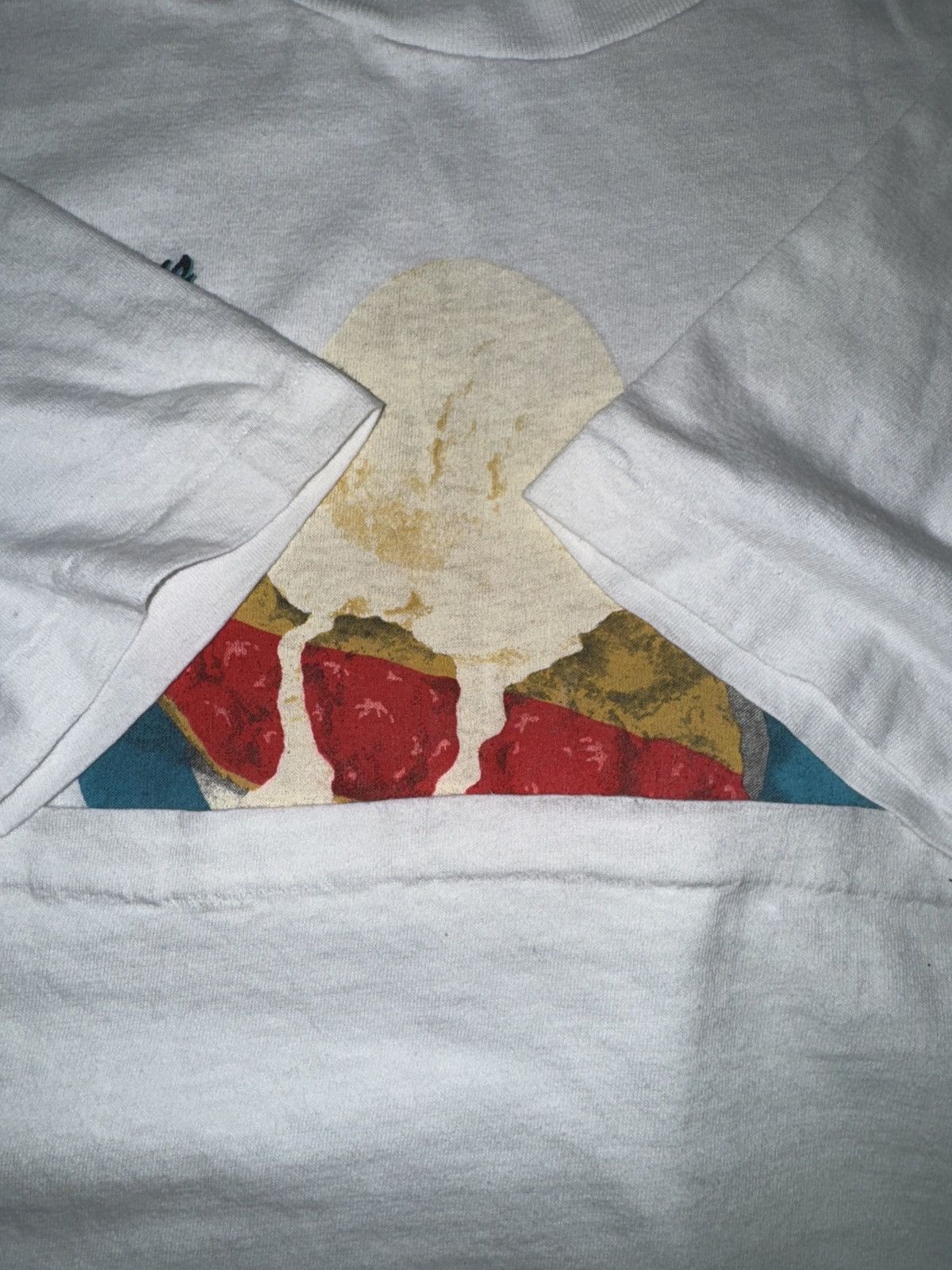 Vintage Stanley desantis twin peaks 1990 pie t shirt Size US L / EU 52-54 / 3 - 7 Thumbnail