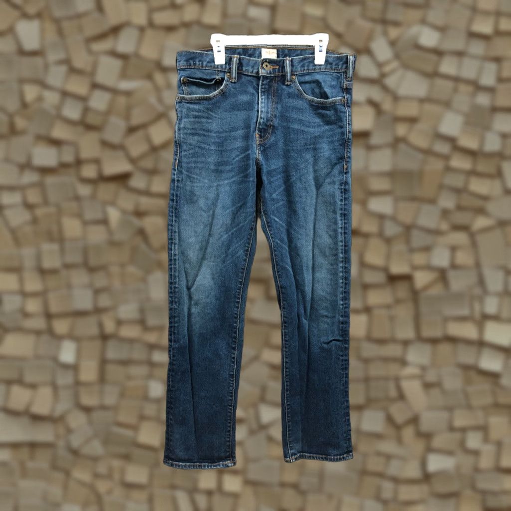 Dockers Dockers Jeans 30x30 Mens Mid Rise Straight Leg Dark Wash Blue Denim Jeans Size US 30 / EU 46 - 1 Thumbnail