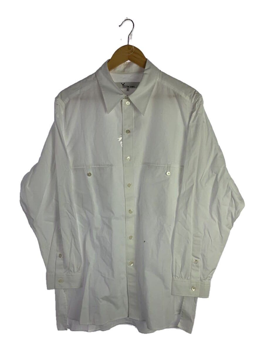 Yohji Yamamoto Y's for Men 40 BROAD PANEL SEAM POCKET SHIRT Size US M / EU 48-50 / 2 - 1 Thumbnail