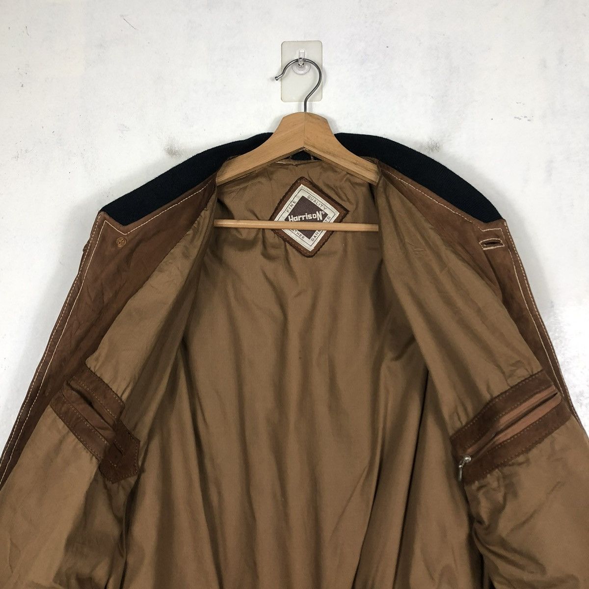 Japanese Brand 📌VINTAGE BIKER LEATHER JACKET HARRISON ISSEY MIYAKE Size US M / EU 48-50 / 2 - 15 Thumbnail