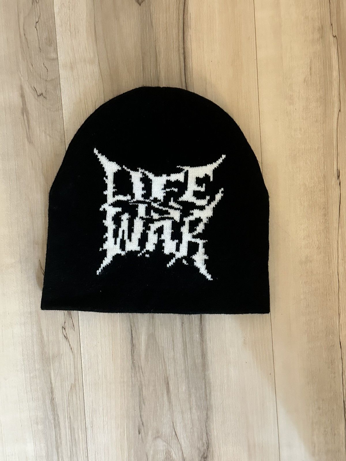 Life Is War Mitch Modes Skullcap Beanie OS Black