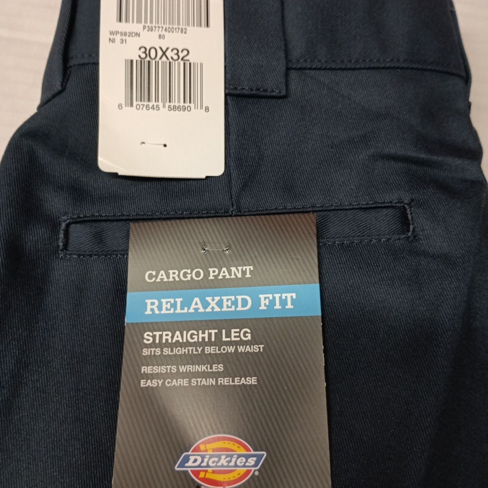 Dickies Dickies Cargo Pants Men's Size 30x32 Navy Blue Relaxed Fit Size US 30 / EU 46 - 2 Thumbnail