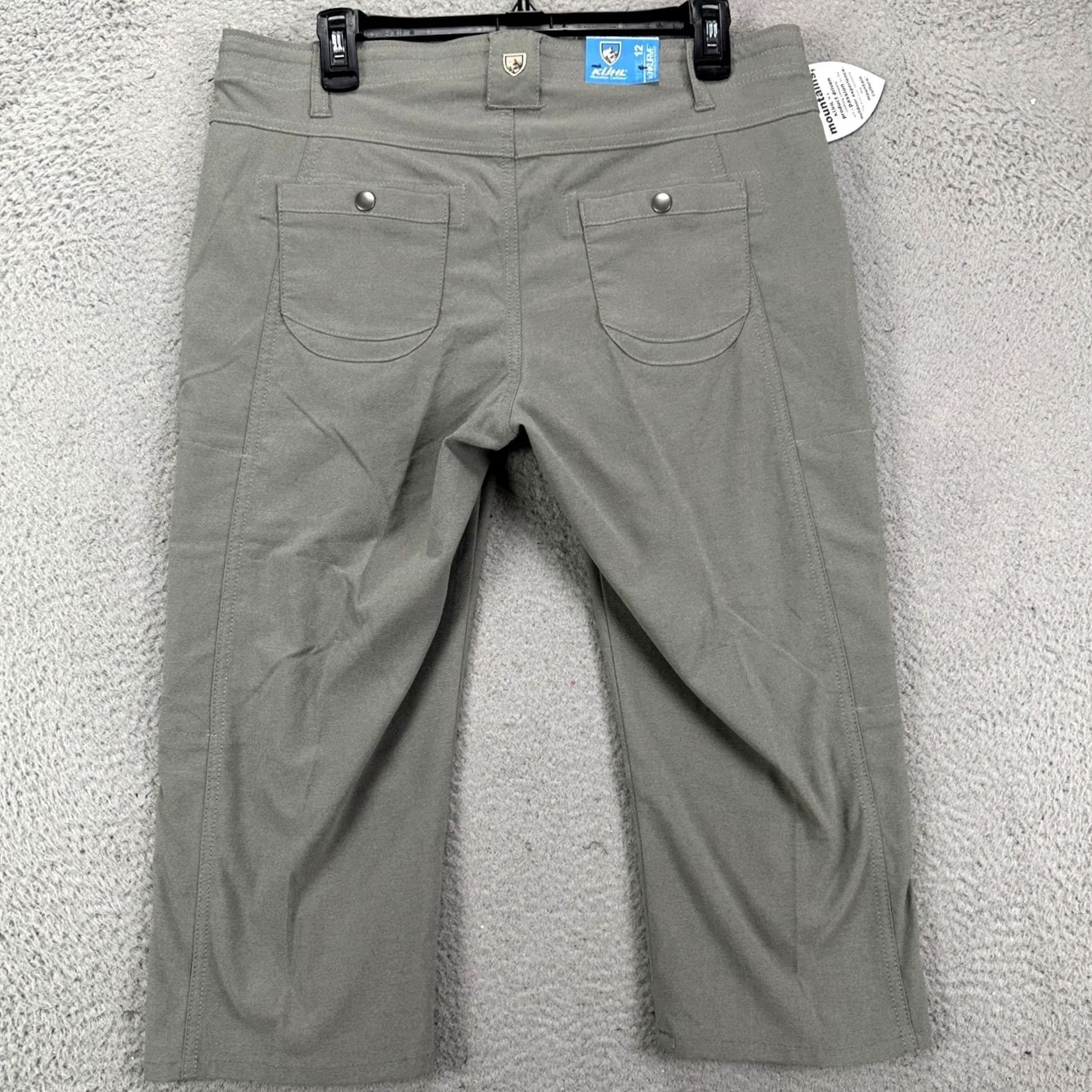 Born Kuhl Women Born In The Mountains Capris Dew Pants 12 Olive Green Hiking Trek NEW Size 34" / US 12 / IT 48 - 2 Thumbnail