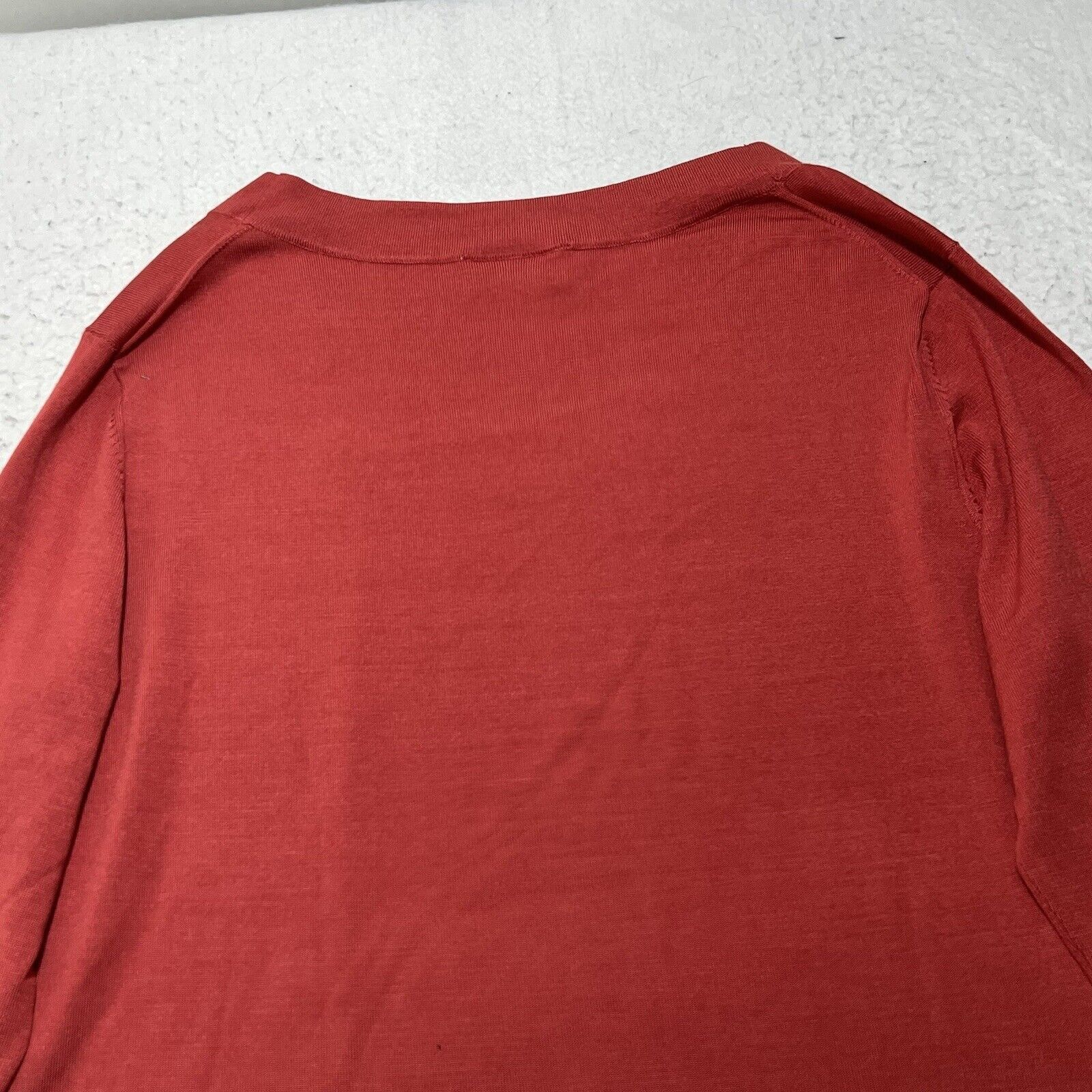 Other Talbots Medium Crewneck T Shirt Solid Red Burgundy Top Size M / US 6-8 / IT 42-44 - 10 Thumbnail
