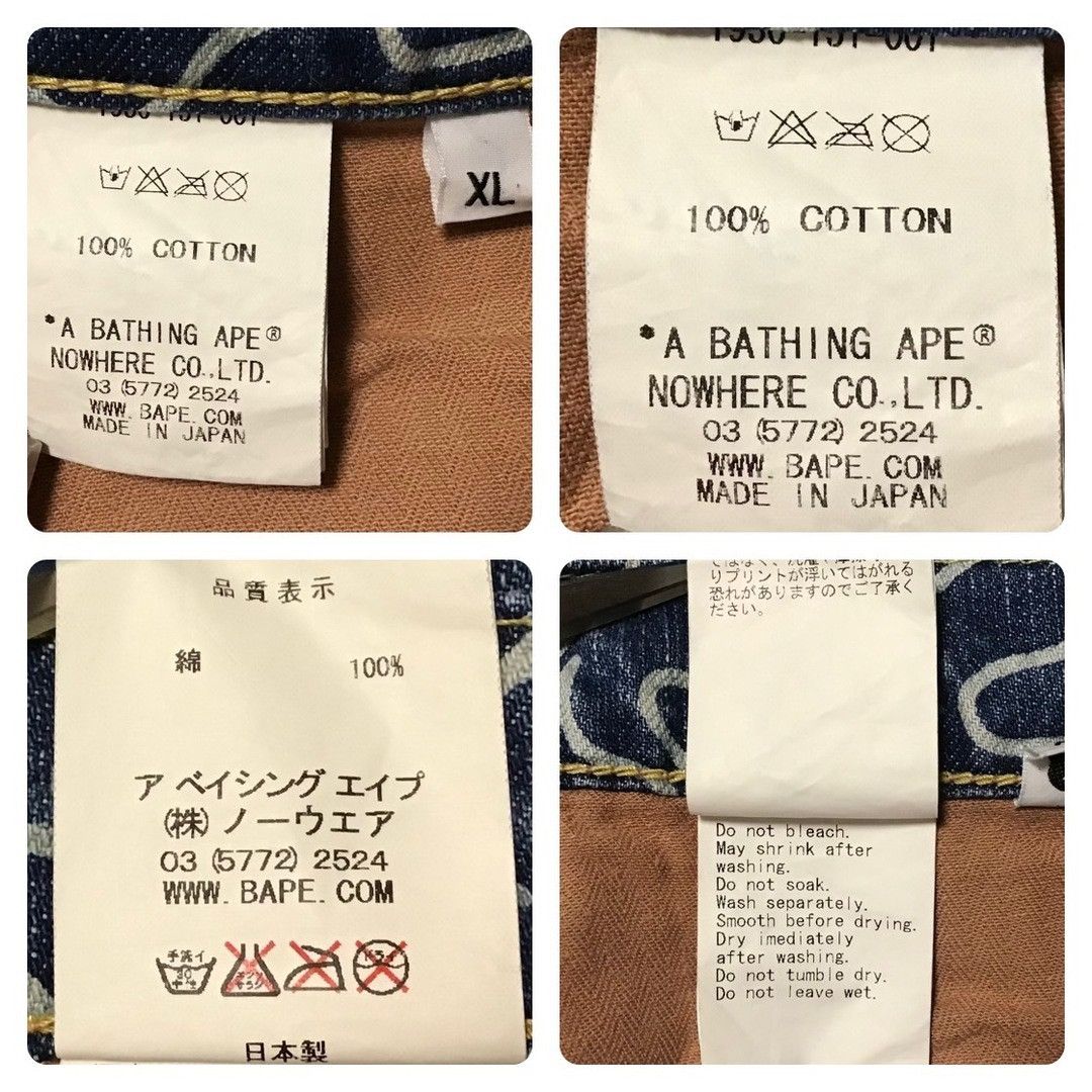 Bape BAPE Neon camo denim shorts a bathing ape NIGO ★size XL Size US 36 / EU 52 - 7 Thumbnail