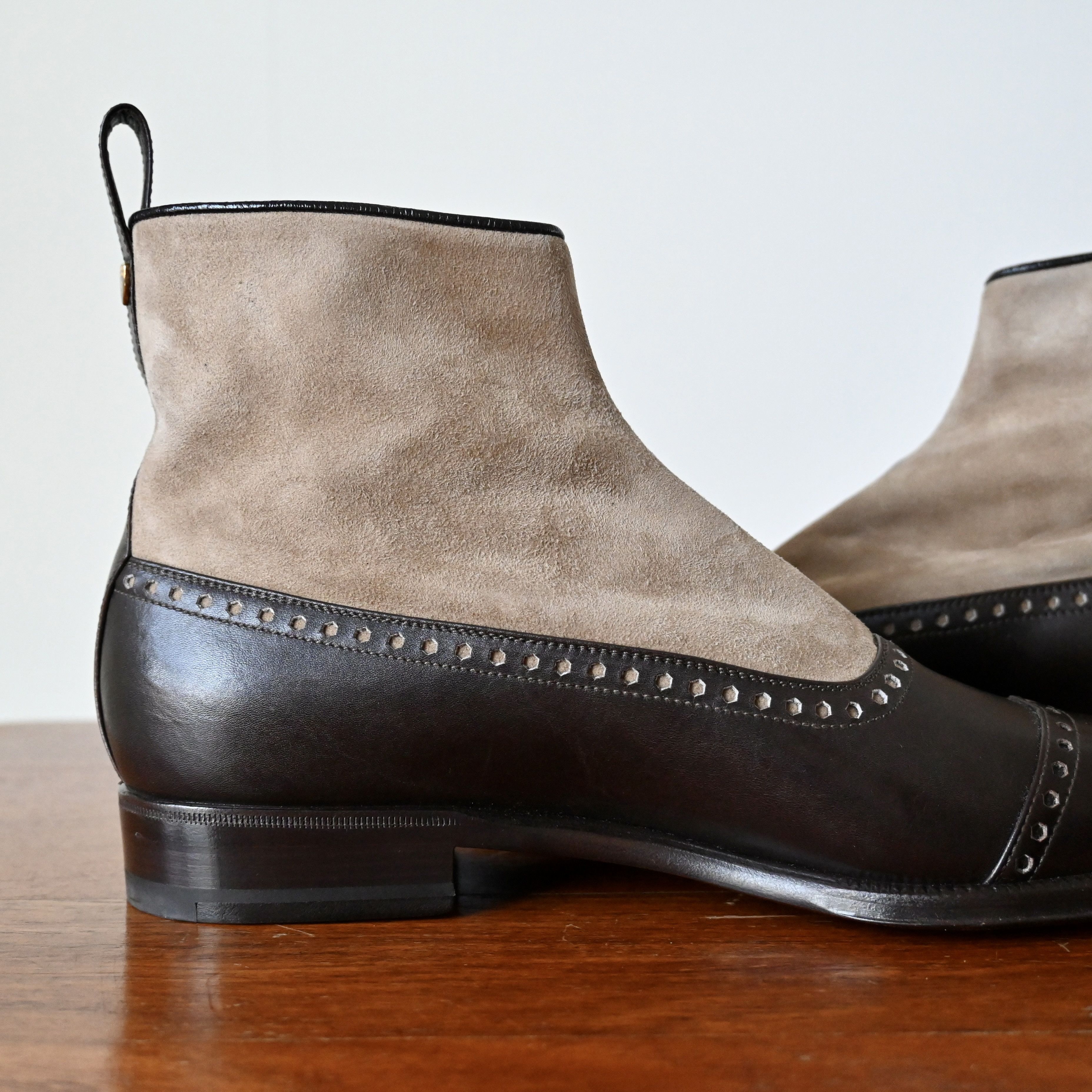Lamborghini Enzo Bonafe x Lamborghini button ankle boots made in Italy Size US 8 / EU 41 - 9 Thumbnail