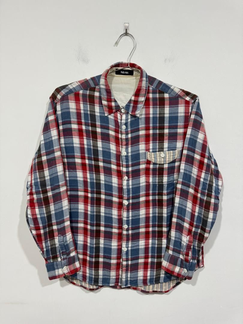 Issey Miyake Ne-Net Issey Miyake Boyfriend Shirt Size US L / EU 52-54 / 3 - 1 Thumbnail
