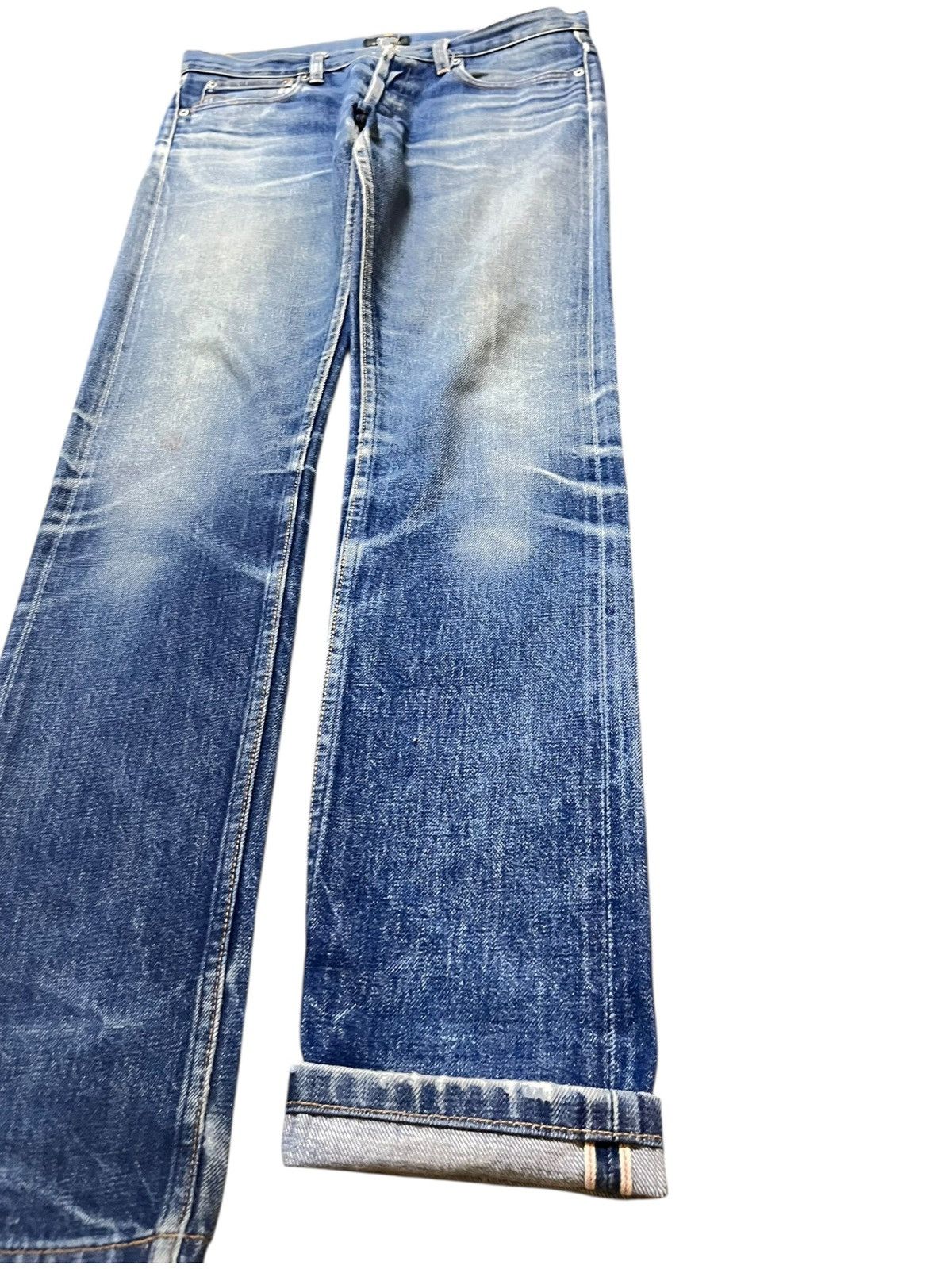 A.P.C. Vintage A.P.C Selvedge Faded Whiskers Denim Size US 31 - 3 Thumbnail