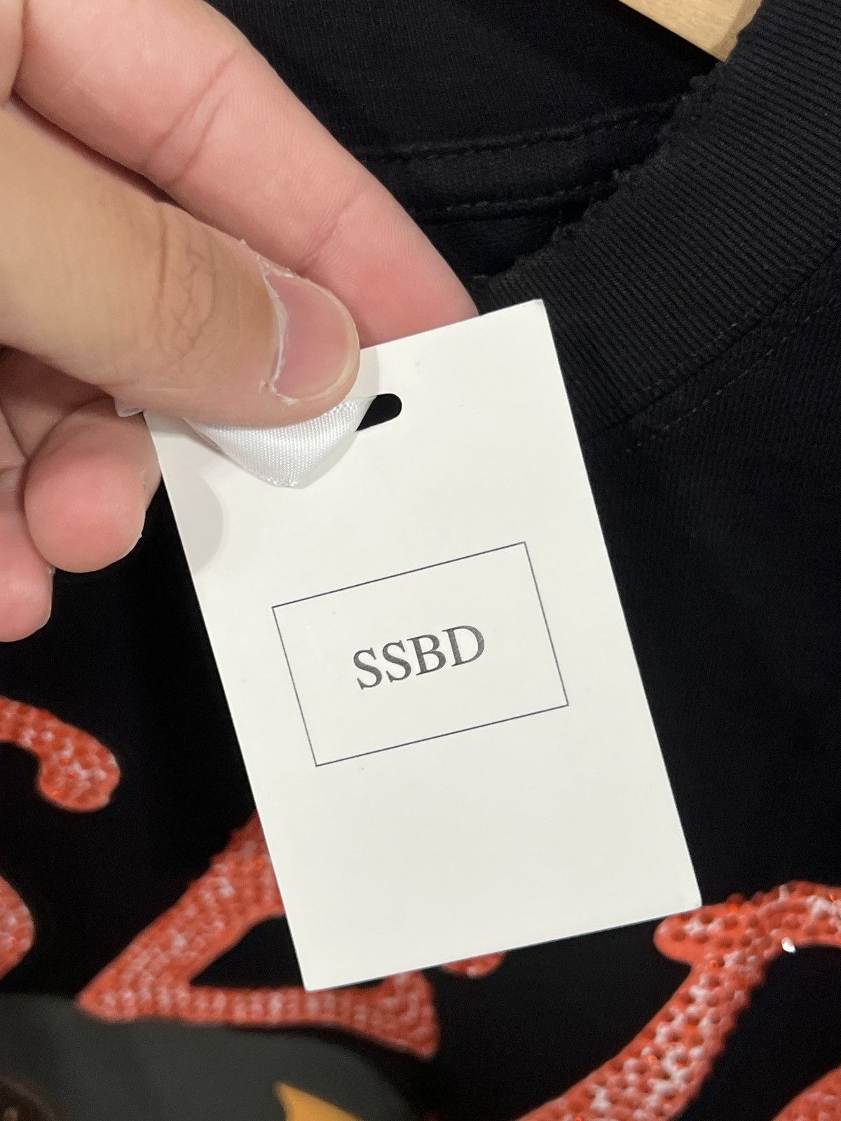 Other SSBD Black Rhinestone Tee Size US XL / EU 56 / 4 - 4 Thumbnail