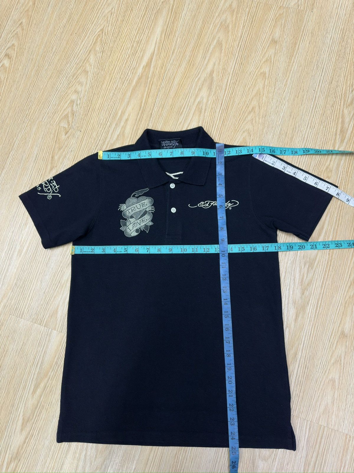 Ed Hardy Ed Hardy Big Logo Embroidery Women Polo Shirt A256 Size S / US 4 / IT 40 - 5 Thumbnail