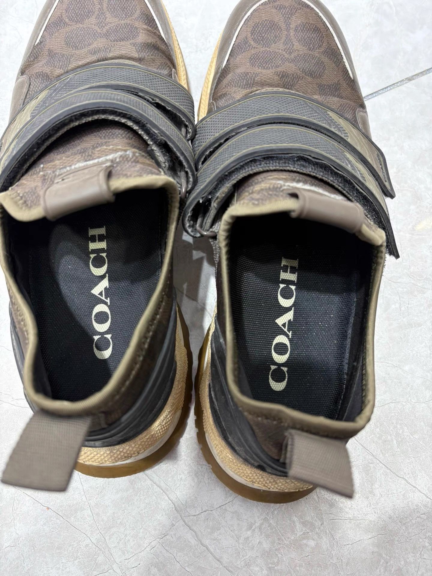 Coach Coach Classic Monogram Men's Shoes K29 Size US 10 / EU 43 - 2 Thumbnail
