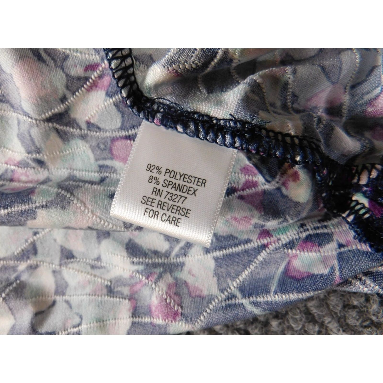 Croft & Barrow Croft & Barrow Womens Blouse PXS Petites blue floral graphic stretch polyester Blouse Casual Blue Womens Petites XS? Wait. Size XS / US 0-2 / IT 36-38 - 6 Thumbnail