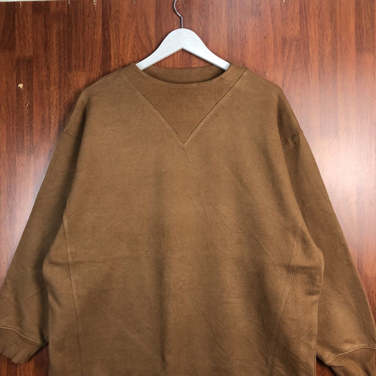 Japanese Brand × Vintage American Holic Brown Sweatshirt #7555 Size US XL / EU 56 / 4 - 2 Thumbnail