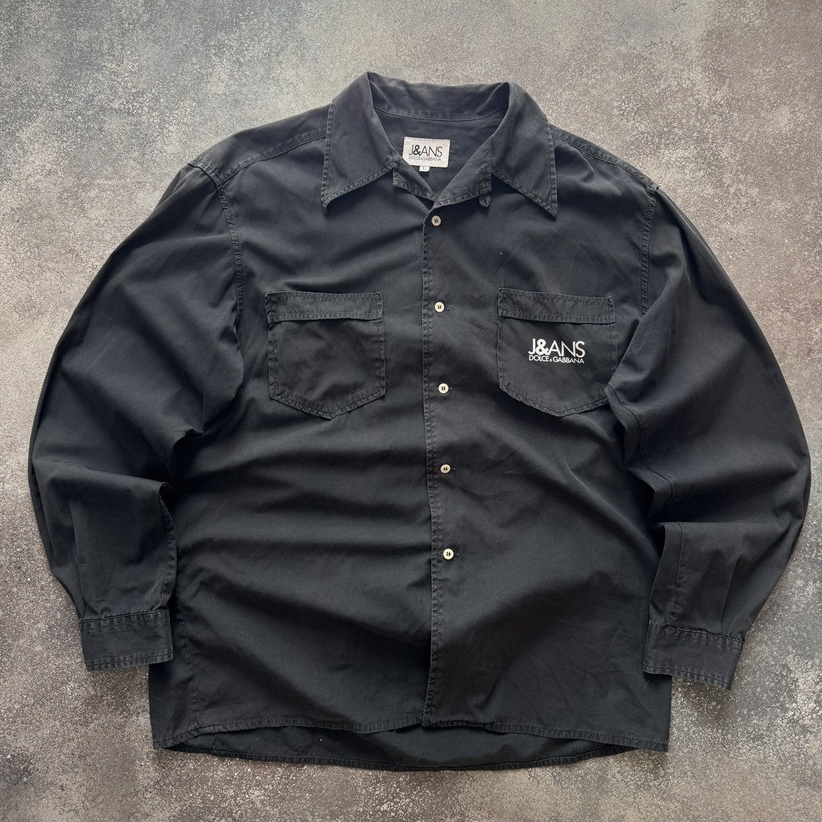 Dolce & Gabbana D&G Dolce & Gabbana Jeans 90s Vintage Button Up Shirt Size US L / EU 52-54 / 3 - 1 Thumbnail