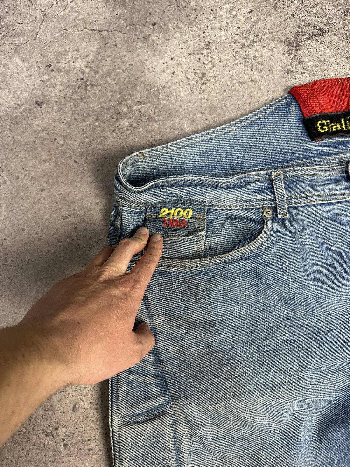 Other 🔥 Vintage Giali Rare Denim Motorcycle Denim Jeans Archival Size US 36 / EU 52 - 13 Thumbnail