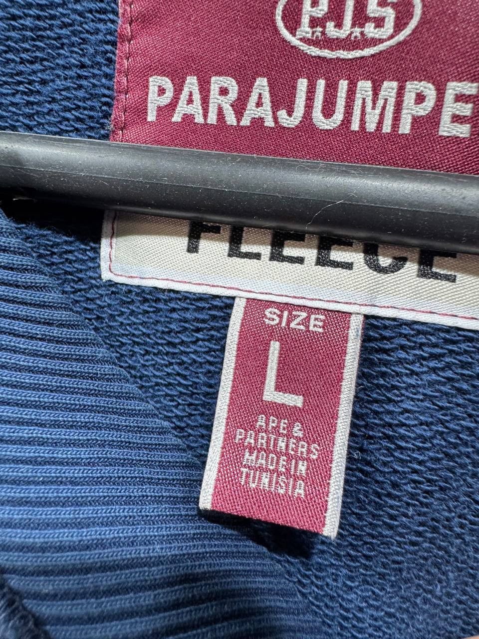 Parajumpers Parajumpers Mens Jumper Sweatshirt Navy Blue Logo Print Size US L / EU 52-54 / 3 - 7 Thumbnail