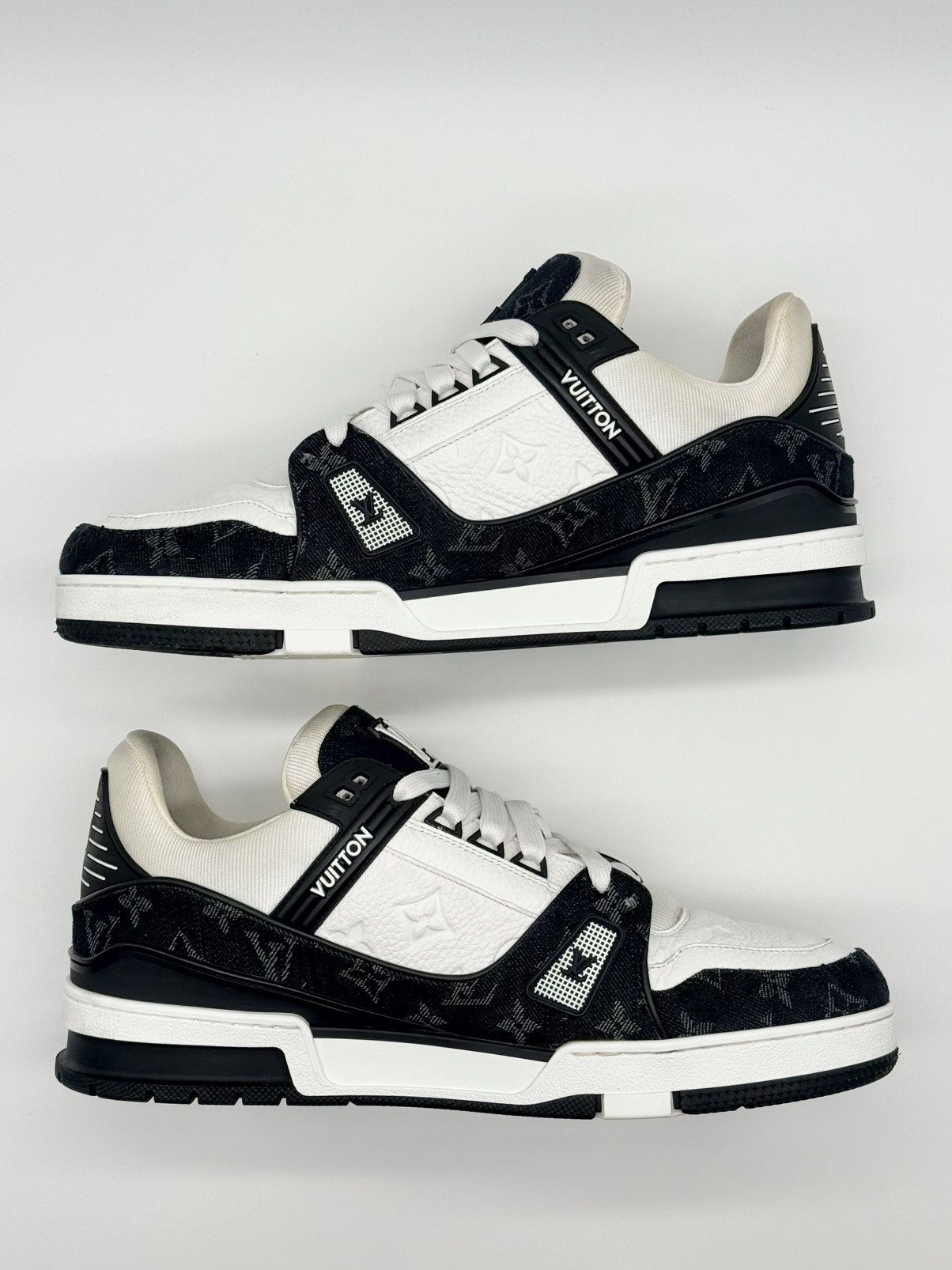 Louis Vuitton Size 11.5 - Louis Vuitton Trainer Low Black Size US 11.5 / EU 44-45 - 3 Thumbnail